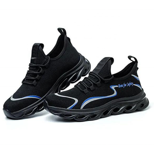 Chaussures de sécurité sport légères et confortables pour hommes, respirantes, de la marque Tiger Master, antidérapantes, anti-écrasement, avec embout en acier anti-perforation - Product Image 3