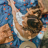 Randonnée voyage extérieur ondulé léger compressible vers le bas Compact eau Camping couvertures 200x200 lavable imperméable personnalisé matelassé
