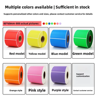 Rouleau d'étiquette de code à barres en papier thermique adhésif personnalisé, impression couleur, autocollant avec trois protections thermiques pour l'emballage