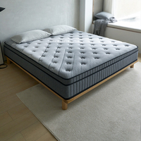 Matelas en mousse à mémoire de forme en gel hypoallergénique, doux et ferme, taille Twin, King, Queen - Lit en boîte avec options personnalisées Colchon De Espuma