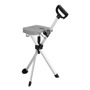 Cool Emperor <b>Folding</b> <b>Stool</b> Hiking Pole Chair Portable Outdoor Multi-functional Lightweight 220lb Capacity - Product Image 2