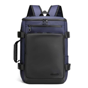 Minimalist Nylon <b>Backpack</b> External Frame <b>Waterproof</b> 36-57L Capacity Unisex Daily Use With Soft Handle - Product Image 3
