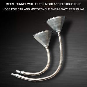 Funil de Metal com Bico Flexível de 12 Polegadas, Ferramenta Automotiva para Enchimento de Óleo, Líquido, Gasolina e Diesel, Ferramentas Profissionais para Oficina - Product Image 4