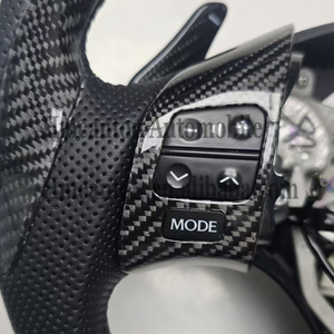 Nouveaux produits : Volant en cuir perforé en fibre de carbone compatible avec Lexus IS250 IS300 - Product Image 6