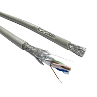 Kabel Ethernet Cat6 SF/UTP Outdoor Berlapis Ganda Tahan Air Tahan UV Dilindungi Tinggi