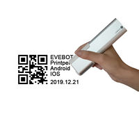 Imprimante à jet d'encre portable, mini imprimante DTF avec vitesse d'impression de 1 seconde, compatible WIFI pour Android et IOS