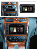 MEKEDE android 11 IPS DSP 8core Car Radio android para Benz W209 W203 W163 W463 Viano W639 4 + 64GB WIFI GPS BT SWC RDS AM ESTÉREO