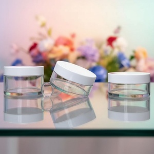 120ml 100ml Wide Mouth Frosted Customized Pink Color Lotion Cream <b>Jar</b> <b>Plastic</b> Body Butter Scrub Packaging with Screw Lid - Product Image 1