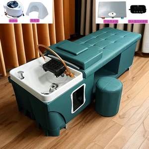 Mesa de Lavado de Cabello de Alta Gama para Salón de Belleza, Silla de Tratamiento de Spa, Equipo de Belleza, Cama para Champú - Product Image 3