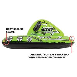 Heavy Duty PVC Inflatable <b>Snow</b> <b>Tube</b> with Safety Handles Foldable & Eco-Friendly for Kids <b>Sledding</b> Outdoor - Product Image 3