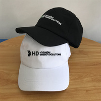 Casquettes de baseball de style décontracté en coton avec logo brodé de qualité supérieure, style sportif, popeline