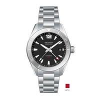 Jam Tangan Pria Sporty Mewah Berkualitas Tinggi, Anti Air, dengan Tali Baja Tahan Karat, Mesin Jepang Nh34 GMT