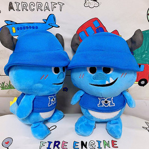 Personalizado Monster University Monstruo de pelo azul James <span class=keywords><strong>Sullivan</strong></span> Sombrero de peluche Camiseta <span class=keywords><strong>Sullivan</strong></span> Muñecos de animales de peluche Almohada de dibujos animados - Product Image 2