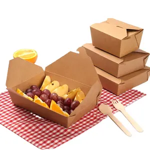 King Garden #9 55 kotak makan siang ozsekali pakai ramah lingkungan tahan minyak tahan air Emporter Hot Dog dengan kustomisasi