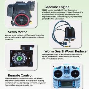 Tondeuse à gazon Vigorun CE EPA Euro 5 452cc à moteur essence avec radiocommande <span class=keywords><strong>sans</strong></span> <span class=keywords><strong>fil</strong></span> et <span class=keywords><strong>pelle</strong></span> à neige - Product Image 5