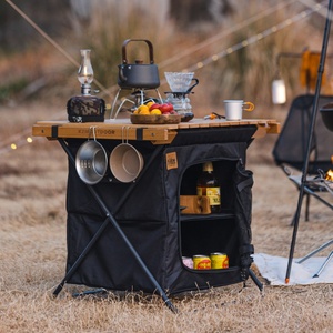 Multi-Functional Desktop Cabinet Portable Large-Capacity Dual-Purpose Table for Outdoor <strong>Camping</strong> Foldable <strong>Storage</strong> <strong>Unit</strong> - Product Image 6