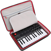 Étui de transport rigide en EVA résistant à l'eau avec doublure en mousse épaisse pour clavier MIDI AKAI MPK Mini Series