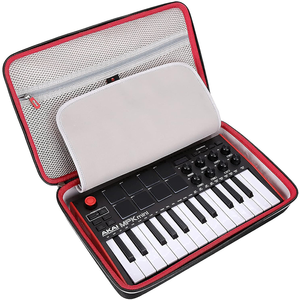 Étui de transport rigide en EVA résistant à l'eau avec doublure en mousse épaisse pour <span class=keywords><strong>clavier</strong></span> <span class=keywords><strong>MIDI</strong></span> <span class=keywords><strong>AKAI</strong></span> MPK Mini Series - Product Image 4