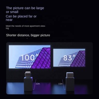 Proyector JMGO N34K con Zoom Óptico Nativo, Video Beamer Tri-Láser, Smart WiFi HiFi, Mini Proyector Portátil con Giro e Inclinación para Cine en Casa