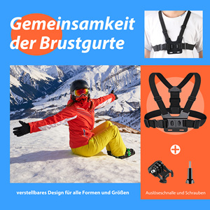 Kit d'accessoires pour caméra d'action HONPNK 65-en-1, sangle, support, perche à selfie, moto, pour <span class=keywords><strong>Go</strong></span> <span class=keywords><strong>Pro</strong></span> <span class=keywords><strong>Hero</strong></span> 13 12 11 10 <span class=keywords><strong>9</strong></span> 8 7 - Product Image 3