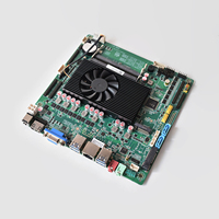 Carte mère industrielle SH68U Thin Mini ITX avec processeur SOC I5 6300U intégré, 2xDDR4, 6xCOM, 2xEDP/LVDS, 2xSATA3.0
