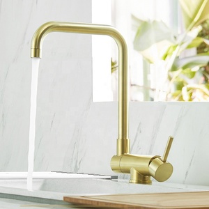 Économique — robinet <span class=keywords><strong>mitigeur</strong></span> de <span class=keywords><strong>cuisine</strong></span> pliable monté sur le pont, en acier inoxydable de 304 SUS, XR1643 - Product Image 2