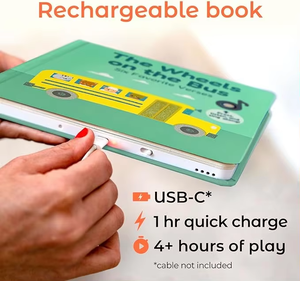 2025 mới tùy chỉnh có thể sạc lại trẻ em âm nhạc cuốn sách giáo dục sớm âm thanh cuốn sách với nhựa cứng Bìa bù đắp in giấy nghệ thuật - Product Image 2