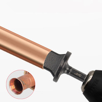 Juego de 5 Expansores de Tubos de Cobre con Vástago Hexagonal para Abocardar y Reparar Tuberías de Aire