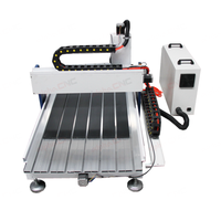 4 Axis Tafelmodel 6090 3D Cnc Router 80Mm-150Mm Roterende As Mini Kleine/Desktop Cnc Router/Reclame Cnc Desktop Machine