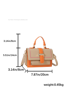 Manufacture Wholesale Candy Color Bags Ladies Retro Cover Bag <b>Handbag</b> Soft <b>Small</b> Leather Shoulder Bags for Ladi Tanjing - Product Image 6