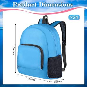 Durable Ultralight Waterproof Oxford Hiking Outdoor Sports Bag <b>Foldable</b> Travel <b>Backpack</b> Letter Customized Logo 20-35L Capacity - Product Image 2