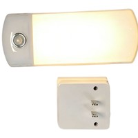 Lampe de nuit LED d'urgence, lampe de chevet, détection de mouvement corporel, forme de fleur, design minimaliste moderne, matériau plastique