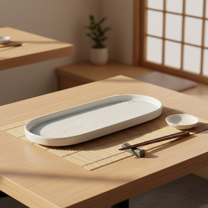 Piatto da Colazione Piatto in Melamina Bianca da 11,3 Pollici a Prezzo Conveniente - Product Image 3