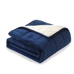 2024 High Quality Manufactoriers 20lbs Weighted Blankets For Adults Therapy Weighted Blanket Winter