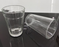 Usine en gros arabe populaire 165 ml tasse à thé tasses d'eau potable en verre pour la verrerie de gobelet en osier
