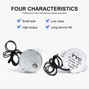 220V AC Single phase bánh răng giảm Micro động cơ đồng bộ 49tyz 2.5 vòng/phút cho máy in Shredder-50/60Hz tần số - Product Image 2