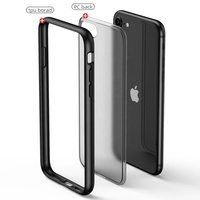 Givré pour iPhone 7 8 Plus SE XS Max XR 11 12 13 14 15 16 17 PC étui rigide mat résistant aux empreintes digitales coque de téléphone