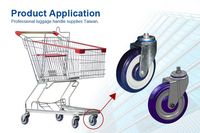 Piezas para carrito de 3 pulgadas, ruedas giratorias montadas en el lateral, gran oferta