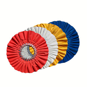 12 ''ruote di lucidatura blu ruote di cotone giallo bianco e marrone ruota di lucidatura delle vie aeree per metalli - Product Image 6