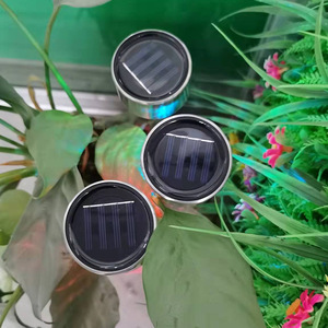 Luces solares para césped Hejia, transparentes, LED, para montar en el suelo, para decoración de jardín y patio. - Product Image 2