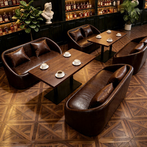 Ensemble table et chaises pliantes rétro en bois massif pour bar, restaurant, canapé, whisky, cigares, petite <span class=keywords><strong>taverne</strong></span>, café - Product Image 1
