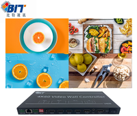 Prozessor 4 K60 Auflösung HDMI-Prozessor Spleiß gerät Umschalter Video Wall Controller 4 in 9 out