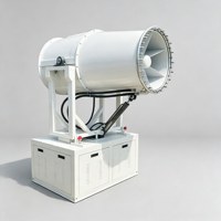 Canon à brouillard de 60 m pour la réduction de la poussière dans les aciéries et les centrales électriques