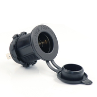 Allume-cigare universel 12V 24V compatible avec plusieurs véhicules, adaptateur d'allume-cigare de voiture en plastique ignifuge