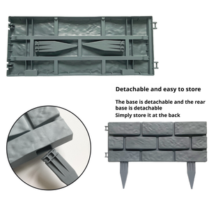 Bordatura per Giardino Moderna in PVC Ecologico per Prati e Aiuole, Facilmente Assemblabile con Picchetti per Esterni - Product Image 5