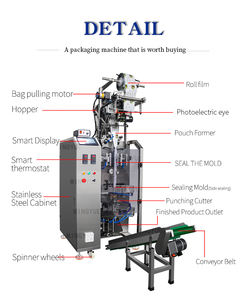 Máquina Automática para Empacar en Bolsitas y Sobres de Forma Irregular para <span class=keywords><strong>Café</strong></span> en Polvo, Proteína, Leche en Polvo - Product Image 4