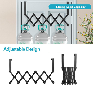 Over the <strong>Door</strong> Drying Rack Space Saving Foldable Over <strong>Door</strong> <strong>Hooks</strong> Hanger Laundry Hanging <strong>Coat</strong> Rack Clothing Hanger <strong>Hook</strong> - Product Image 5