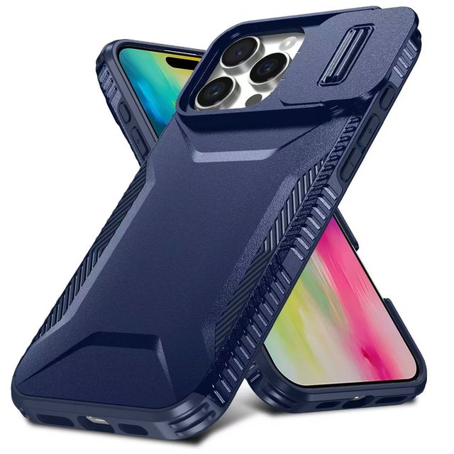 New Dual Layer Shockproof Protection Cover Shell for iPhone 11 12 13 14 15 16 17 Pro Max Mobile Phone Case
