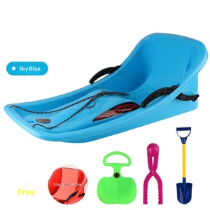 Luge universelle pour adultes et enfants, pour sports de <span class=keywords><strong>ski</strong></span> et de neige, avec dossier haut, planche directionnelle, portable, pour utilisation en montagne - Product Image 1