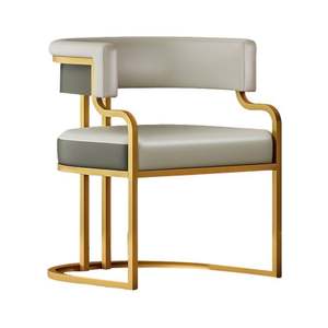 Chaise de bureau moderne et confortable pour la maison, chaise de bureau ergonomique pour le travail assis, chaise de salle à manger avec dossier en maille pour chambre de filles, dortoir et bureau - Product Image 1